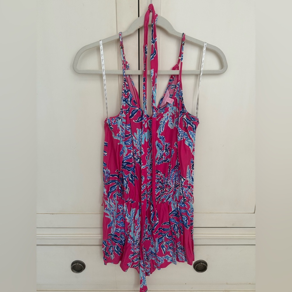 Lilly Pulitzer Pink and Blue romper One Piece